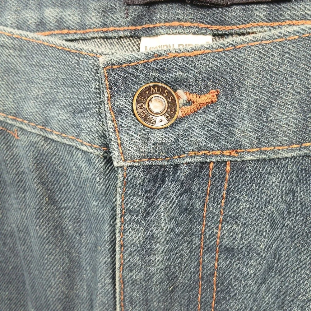 Mission Ridge Denim Men's 38x32 Blue Straight Fit 100% Cotton‎ Jeans EUC